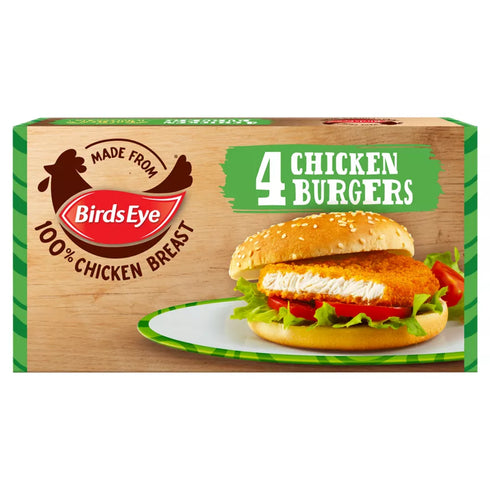 Birds Eye 4 Chicken Burgers 220g